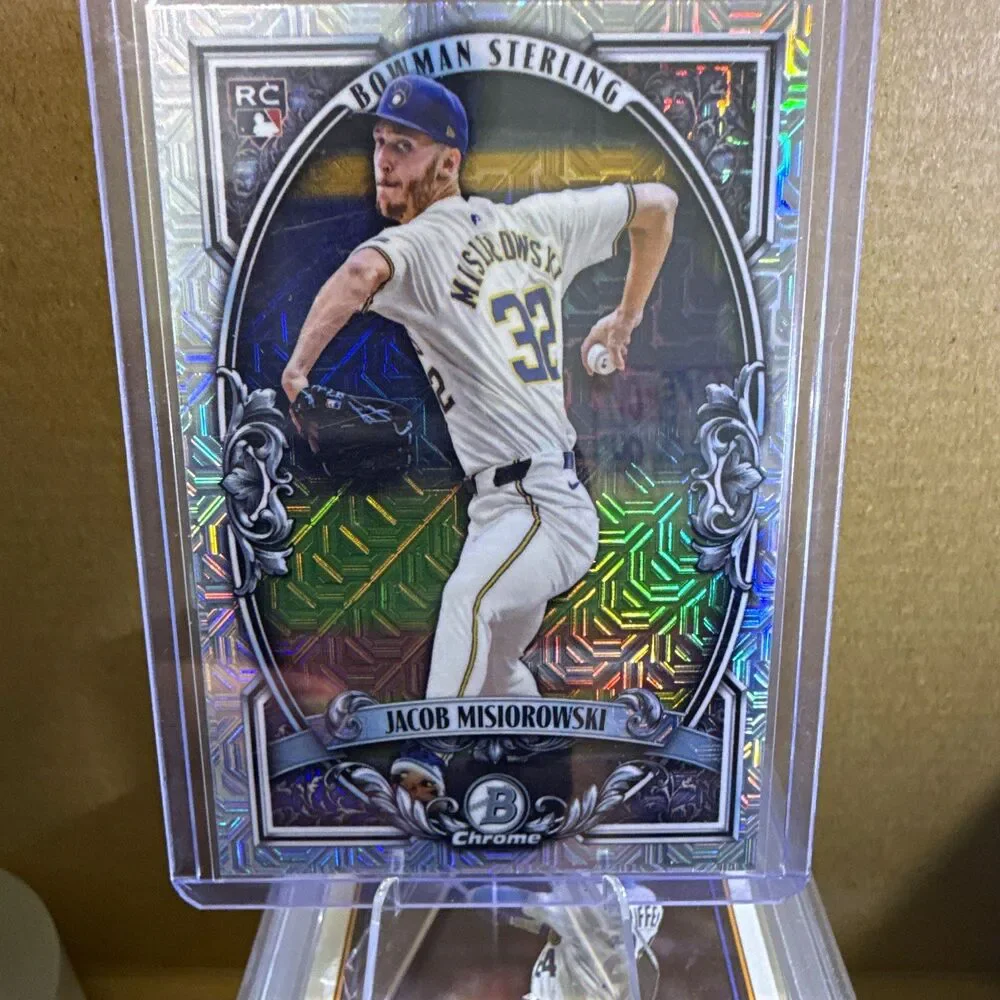 Topps 2025 Bowman Chrome Bowman Sterling Rookie Revelation BSI-13 Misiorowski RC